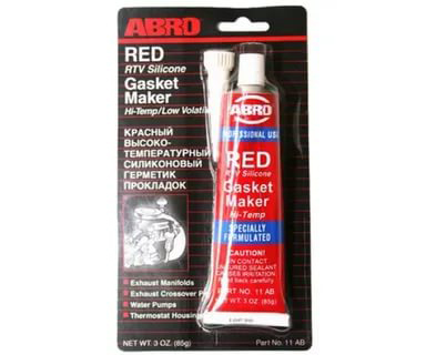 герметик прокладок abro master (красный) 85г.