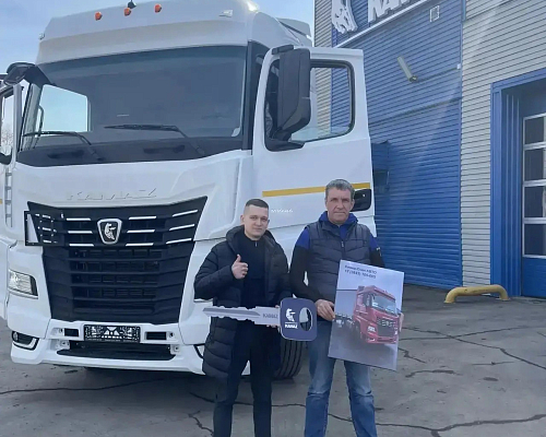 Парк сибирского перевозчика пополнил автомобиль КАМАЗ-54901