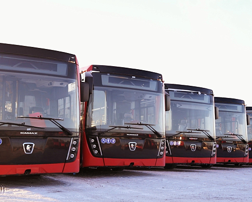 Новые автобусы НЕФАЗ пополнили парк общественного транспорта Вологды