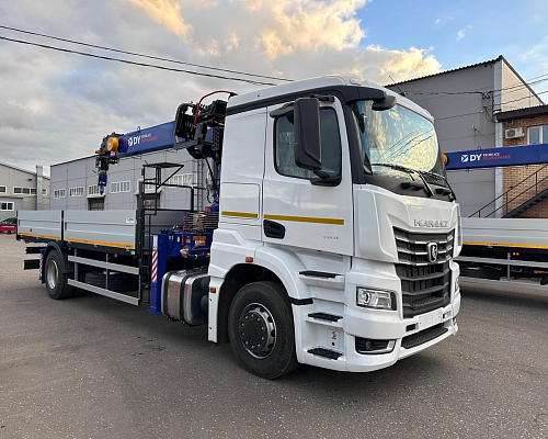 Новая модель автомобиля КАМАЗ-53251 с КМУ выведена на рынок