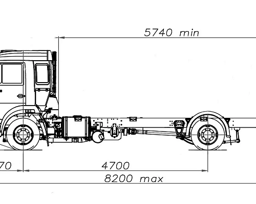 Автомобиль-шасси КАМАЗ-4308-4084-69 (4x2)