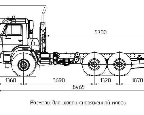 Автомобиль-шасси КАМАЗ-43118-3938-48 (6x6)