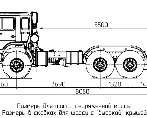 Автомобиль-шасси КАМАЗ-43118-23973-50 (6x6)