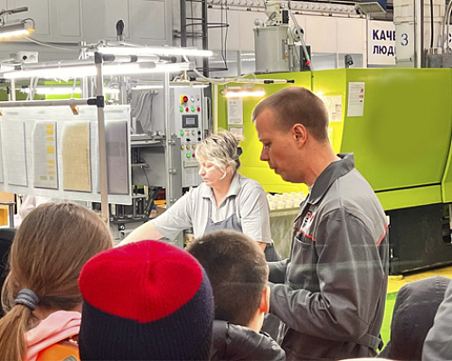 Школьники побывали на тольяттинской промышленной площадке Группы ОАТ