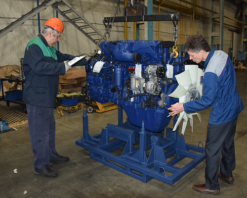 В ПАО «ТМЗ» спроектирована новая универсальная подставка для двигателей V8 и Р6